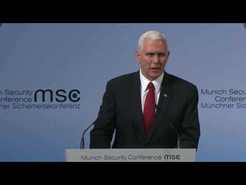 Mike Pence at the Munich Security Conference 2017