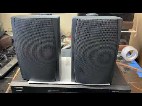 Sonance Mariner Jr. 20 2-Way Indoor-Outdoor Speakers Black Pair; Tested SEE VIDEO image 10