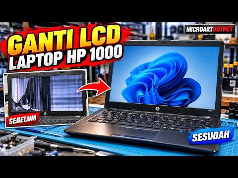 Dokumentasi servis laptop HP 1000 oleh MICROARTDOTNET Cibitung