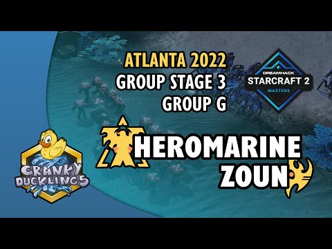 HeRoMaRinE vs Zoun - TvP | DreamHack Masters: Atlanta 2022 - Group Stage 3 | StarCraft 2 Tournament