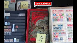 Briefmarken Verkaufsfilm: Schatzsuche und Verkauf in Kommissionskiste 2 mit wertvollen Briefmarken
