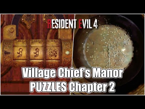Resident Evil 4 Remake - Village Chief’s Manor, Closet Lock & Crystal Marble Sphere Puzzle Chapter 2