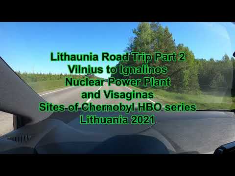 Closer to #Ignalina, Chernobyls sister - continue my drive to the nuclear plant, Lithuania, Part 2