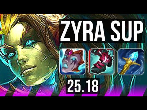 ZYRA & Vel'Koz vs NAUTILUS & Senna (SUP) | KR Master | 25.18