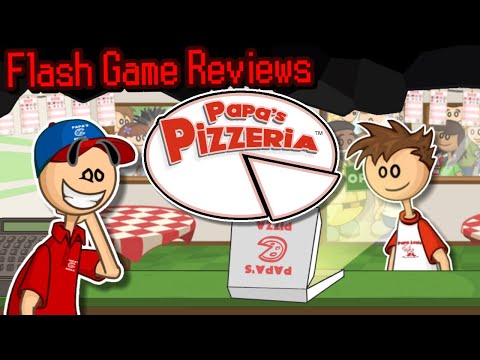 Papa's Pizzeria - Flash Game Review - YouTube