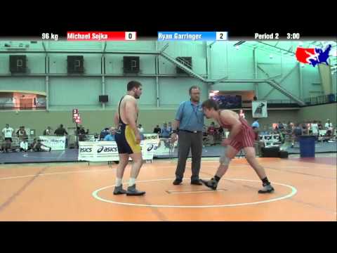 Michael Sojka vs. Ryan Garringer at 2013 ASICS University Nationals - FS