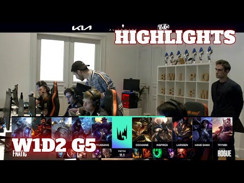 Fnatic vs Rogue - Highlights | Week 1 Day 2 S11 LEC Spring 2021 | FNC vs RGE