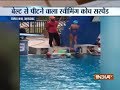 Swimming coach in Ahmedabad caught beating and abusing girl students, video goes viral
