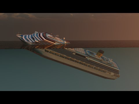 What if the Costa Concordia sank in deeper water?
