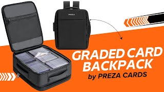 PREZA Graded Card Backpack - Best Travel Solution for Your Card Collection!
