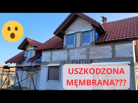 Jak wygląda membrana po 5 miesiącach na dachu?? Aktualizacja prac przy budowie naszego domu.