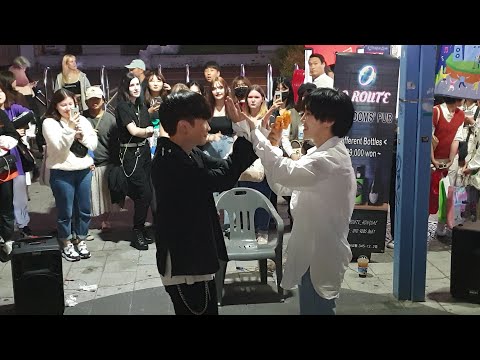 《ATEEZ_HalaHala》 20190921_205632#KingdomS(킹덤즈) 에이티즈#할라할라 홍대버스킹 #SnowHorse