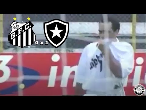 Santos 4 x 1 Botafogo - 19/11/2000 - Despedida de Edmundo no Santos com golaço