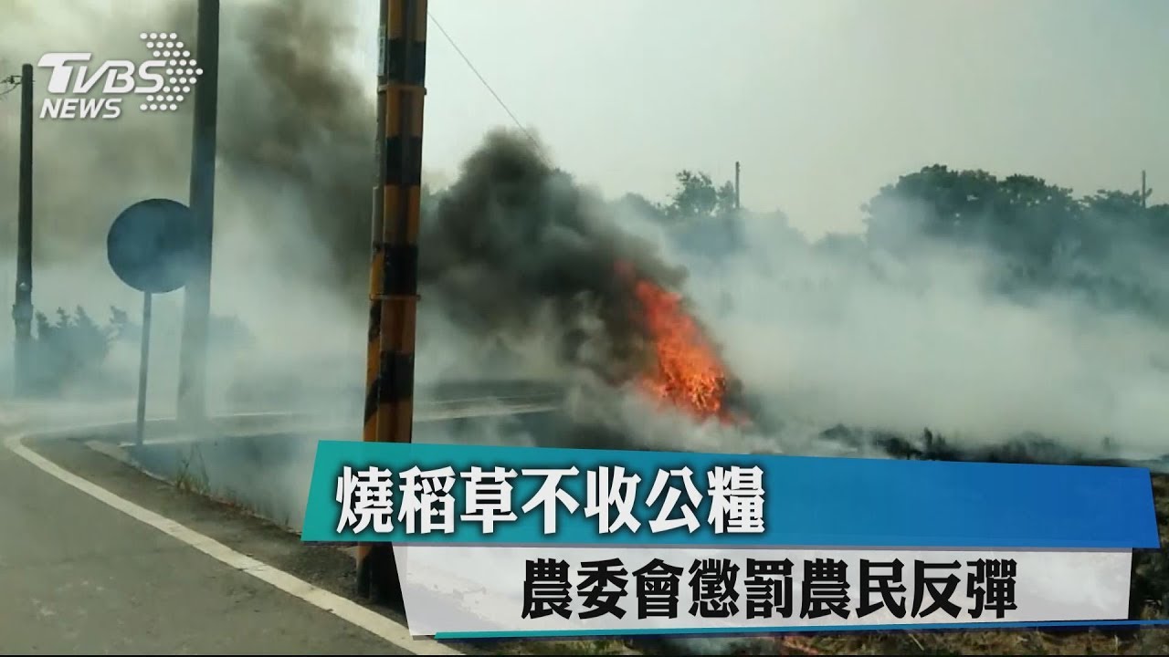 燒稻草不收公糧 農委會懲罰農民反彈