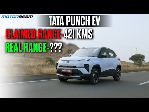 Tata Punch EV Real-World Range Test | MotorBeam