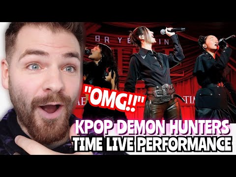 KPOP DEMON HUNTERS | Huntrix "Golden" A Year in TIME Live Performance | REACTION!