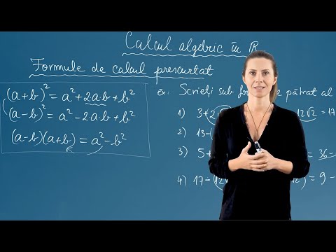 Formule de calcul prescurtat: Restrângere expresii - Clasa a VIII-a