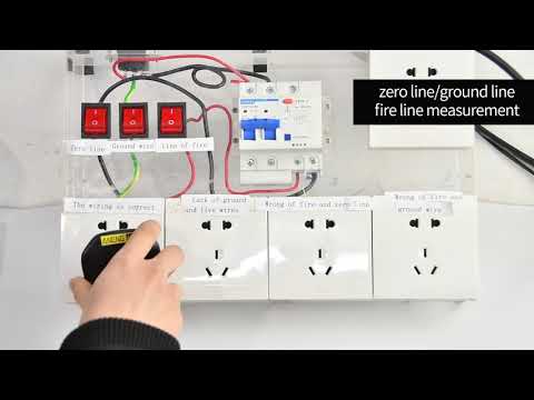 ANENG AC09 Digital Socket Tester Voltage Test  Detector US/UK/EU/AU Plug Live Ground Neutral Meter