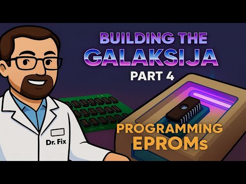 Building the Galaksija Part 4: Burning the EPROMs and First Boot Attempt