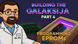 Building the Galaksija Part 4: Burning the EPROMs and First Boot Attempt