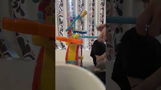 夫婦でアンパンマンのドラムキーボードで遊んでみた #アンパンマン