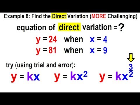Algebra Ch 33 Variation 1 of 13 What is Variation