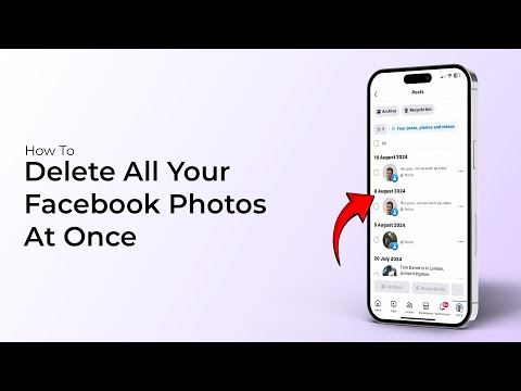 How To Delete All Your Facebook Photos At Once?