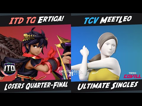 SAU21: Losers Quarters - ITD| TG| Ertiga! (Dark Pit) Vs. TCV| MeetLeo (Wii Fit Trainer) - Singles