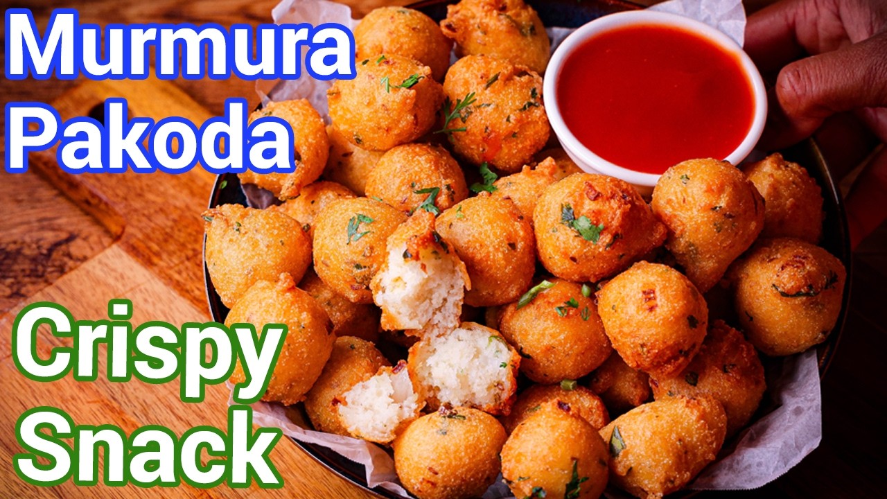 1st Time on Internet Crispy Murmura Vada Recipe | Crispy Tea Time Bhel Pakoda Best Evening Snack