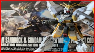 【ガンプラ】ガンメタ、アカザビでウェザリング！『 1/144ＨＧガンダムサンドロック』を作ってみた！【初心者】再ＵＰ