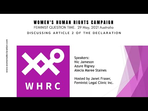 Feminist Question Time Australia 29 May 2021 [COMPLETE WEBINAR]