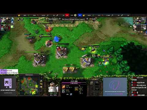 krasik (NE) vs Hipposaur (HM) 1match  Quarter Final. 2nd War3 Korea Challenger Amateur League