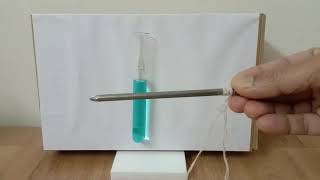 Chemistry Demo : Iron nail and copper Sulphate  Si