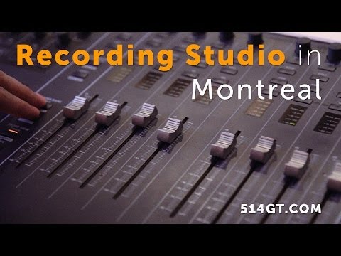 Montreal Recording Studio - Great Things Studios