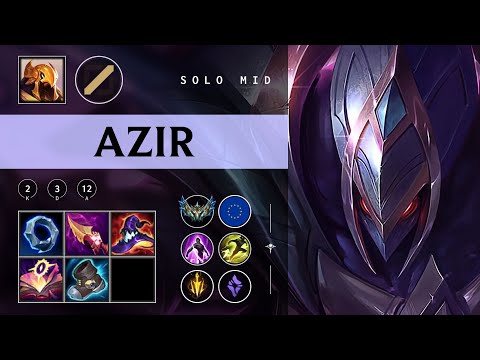 Azir Mid vs Twisted Fate - EUW Challenger Patch 25.24