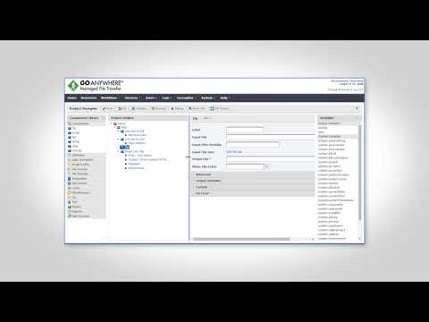 Project Workflows - GoAnywhere Managed File Transfer Video Tour