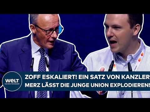 RUST: Zoff eskaliert! Ein Satz von Kanzler Friedrich Merz lässt die Junge Union explodieren!