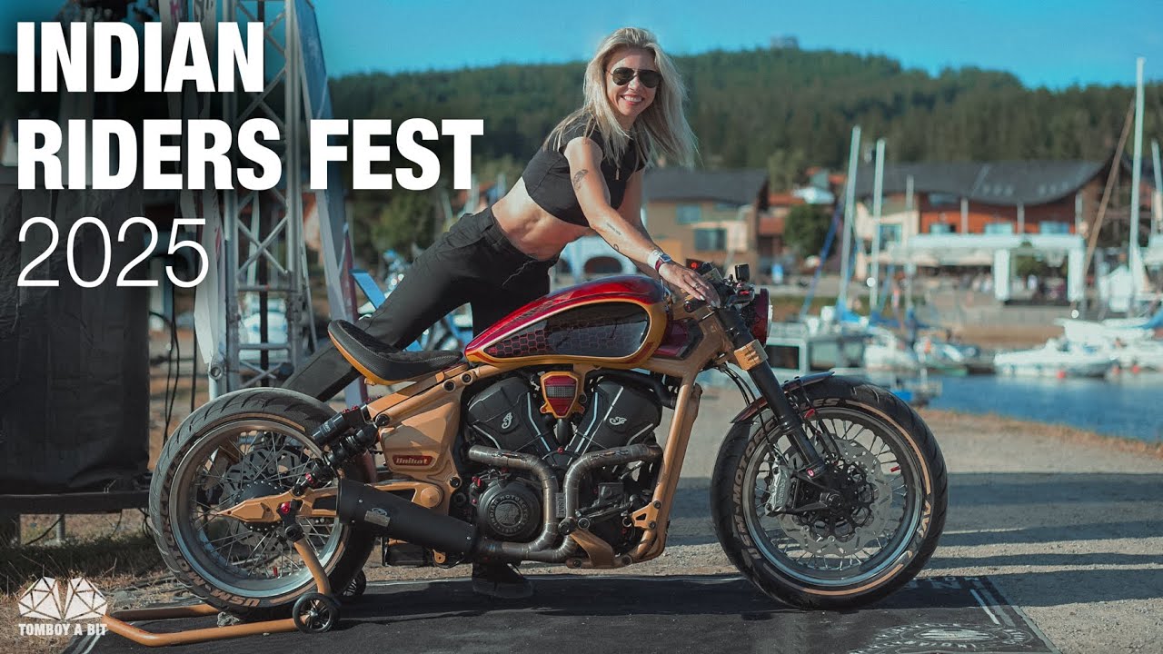 Custom Indian Motorcycles at Indian Riders Fest Lipno 2025