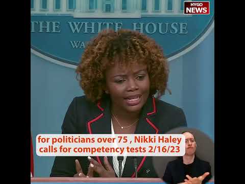 For politicians over 75 , Nikki Haley calls for competency tests,? A: no red wave & shellacking