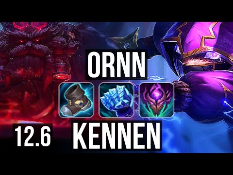 ORNN vs KENNEN (TOP) | Rank 4 Ornn, 5/3/16, 300+ games | KR Grandmaster | 12.6