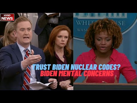 Q: How can Biden be trusted with nuclear codes? KJP Denies Somebody Help Biden Amid Mental Concerns
