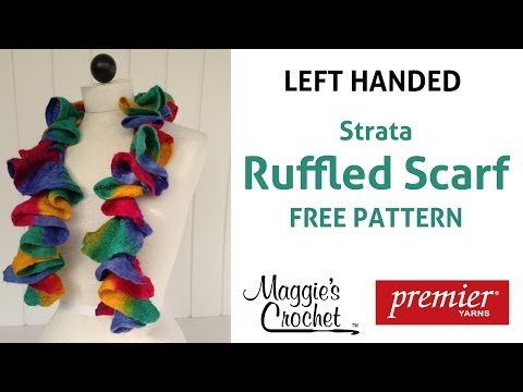 Strata Ruffled Scarf - Left Handed