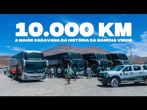 10.000 Km. A maior caravana da história da Mancha Verde. De São Paulo à Lima.