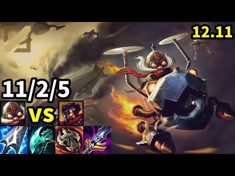 Corki Mid vs Viktor - KR Grandmaster | Patch 12.11