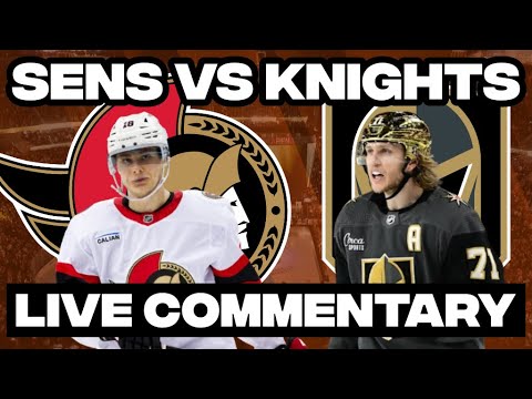 Vegas Golden Knights Vs Ottawa Senators LIVE COMMENTARY! | 2025-26 NHL Season