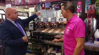 Cafeteria La Parada de Villaviciosa de Ódon presenta nueva máquina de cafe