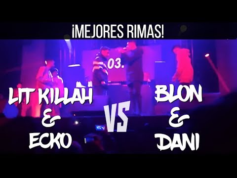 LIT KILLAH & ECKO vs BLON & DANI - Mejores Rimas