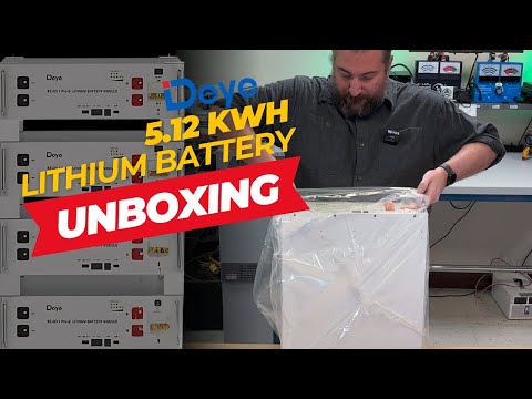 Распаковка Deye SE-G5.1 PRO-B 5.12 кВт·ч