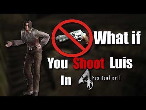 SECRET cutscene in Resident Evil 4 (Don't shoot Luis or else this happens...)