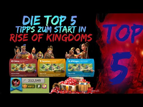 Rise of Kingdoms ~ Top 5 Tipps und Tricks zum Start